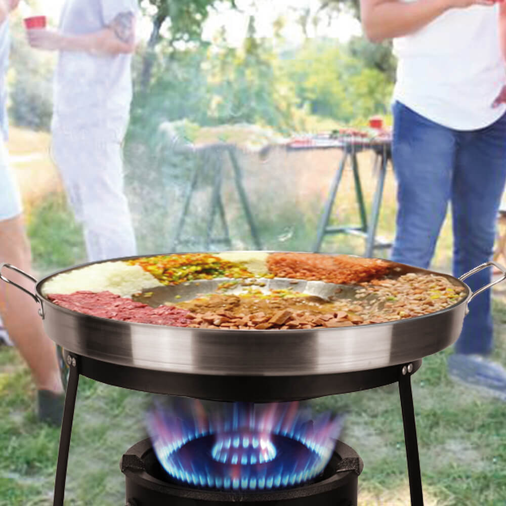 Bene Casa heavy-duty cast iron burner, 26000BTU, turn-key ignition
