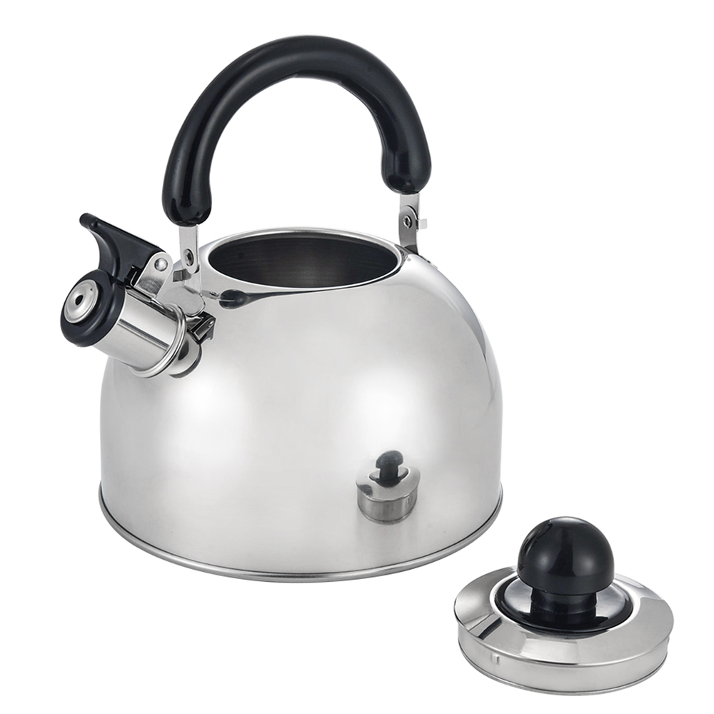 Premium 2.5 Quart Stainless Steel Stovetop Tea Kettle with Whistle Bene Casa