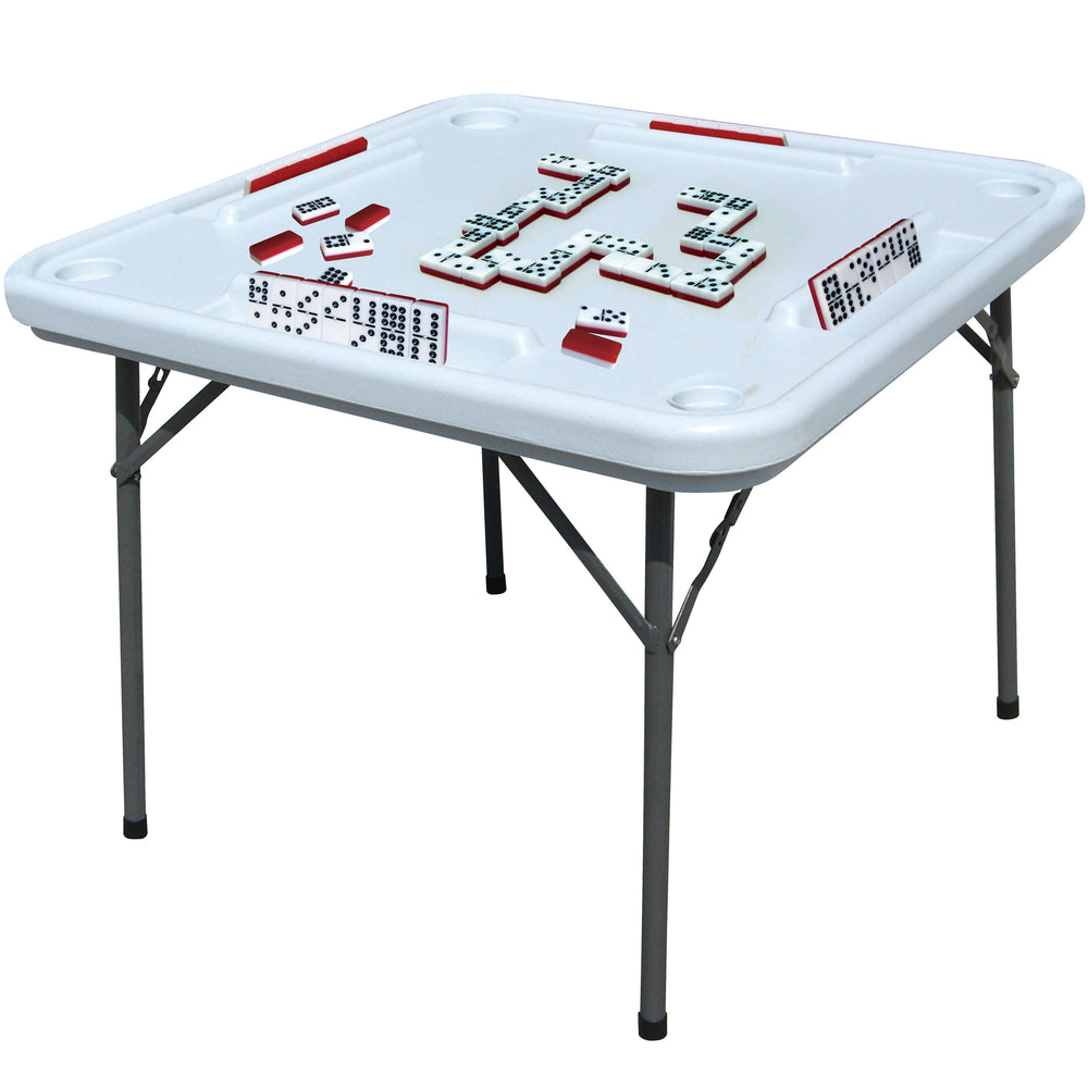 Bene Casa 38" White Domino & Game Table