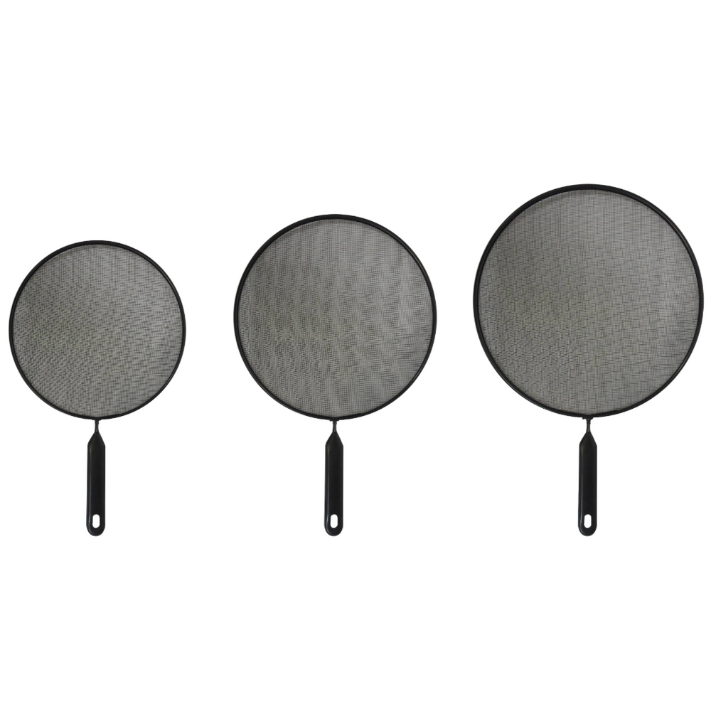 Bene Casa 3-piece splatter shield, 10-inch, 11.5-inch, 14-inch