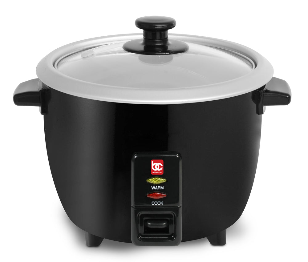 Bene Casa Black 6-Cup Rice Cooker