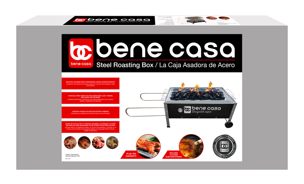 
                  
                    Bene Casa Black Caja Asadora Roasting Box, 70lb capacity
                  
                