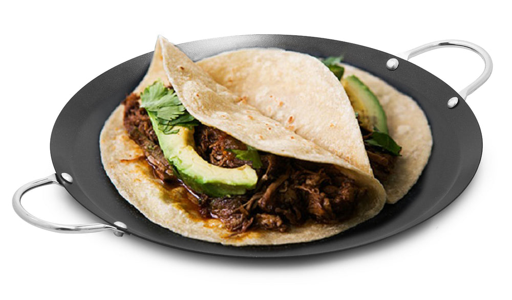 Crepe Pans, Griddle For Making Tortillas, Quesadillas, Fajitas