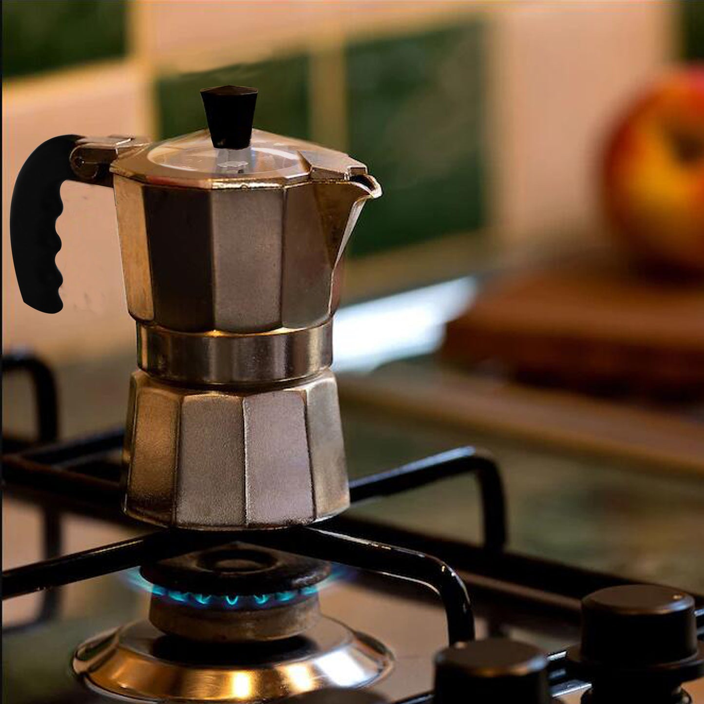 Customer Reviews: Bene Casa Stove Top See Thru Lid Espresso Coffee