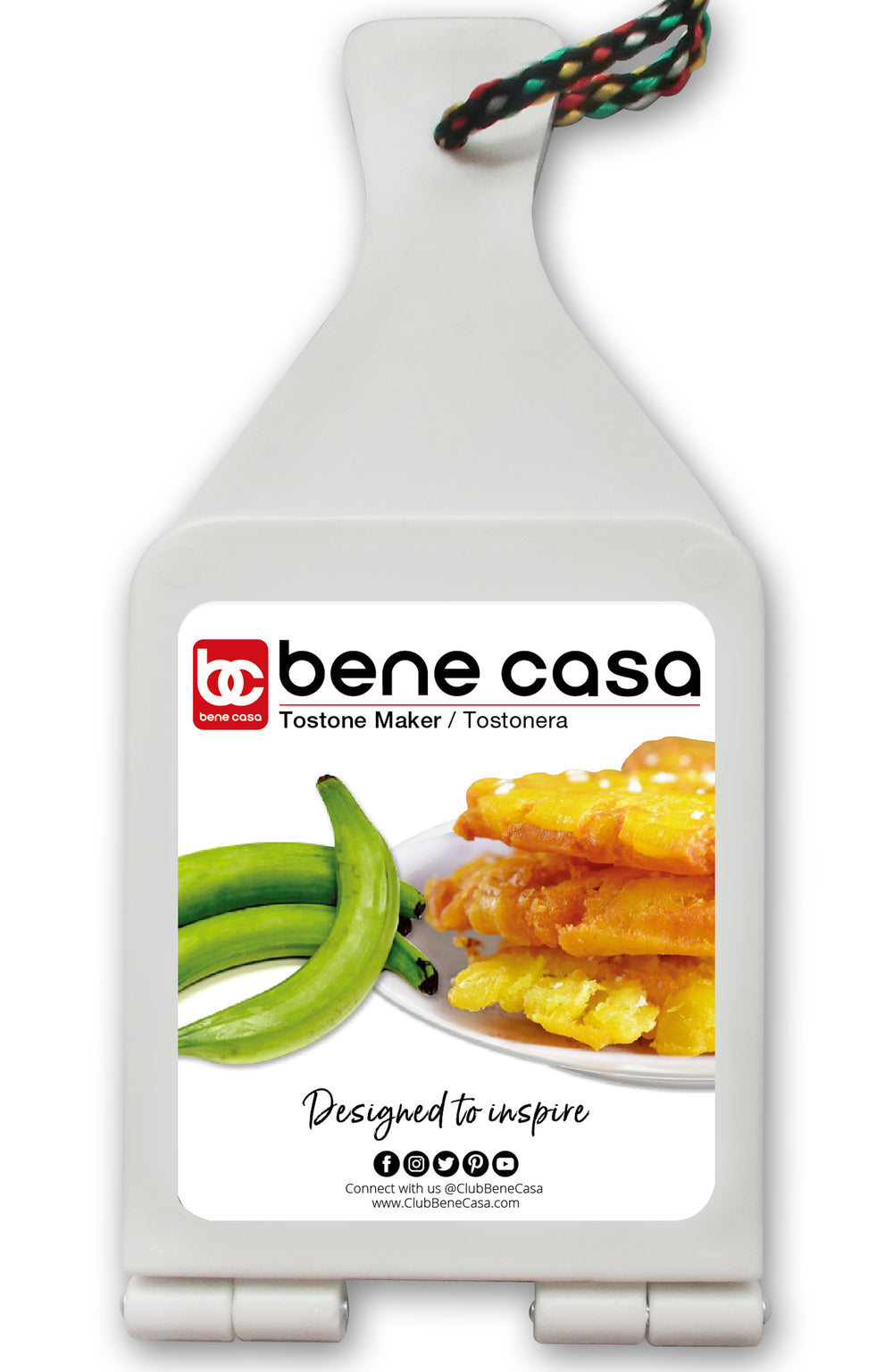 Bene Casa plastic tostonera, traditional design, durable, lightweight