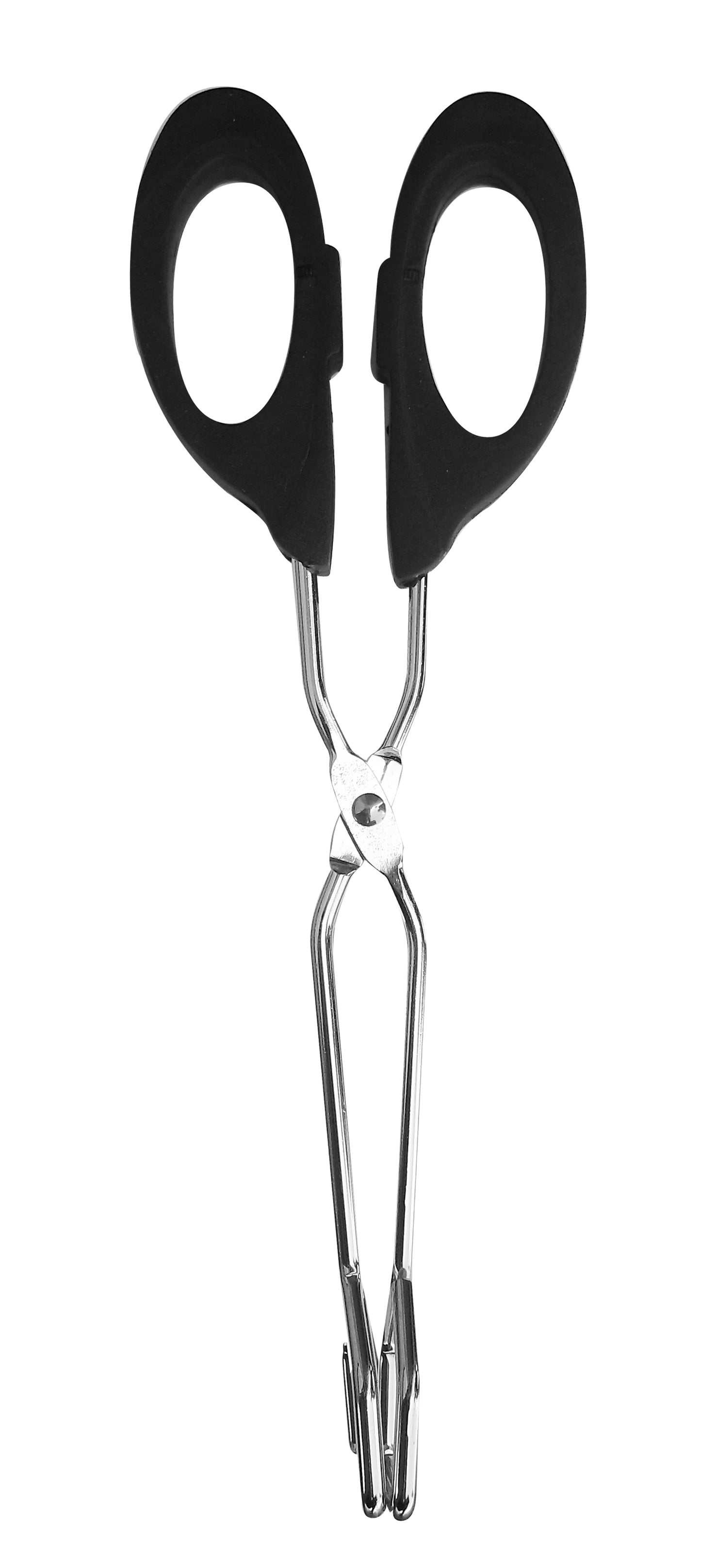 Choice 16 Silicone Tip Locking Tongs with Black Non-Slip Grip Handle