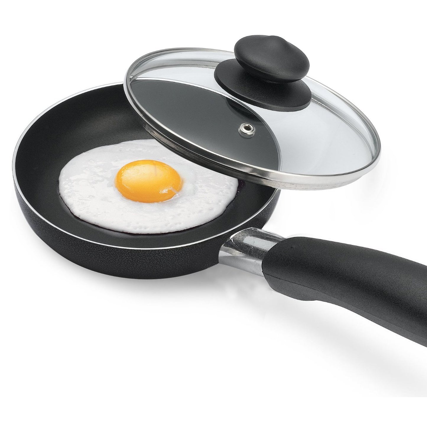 Small Mini Egg Frying Pan Non Stick Square Single One Omlete Aluminium Pans