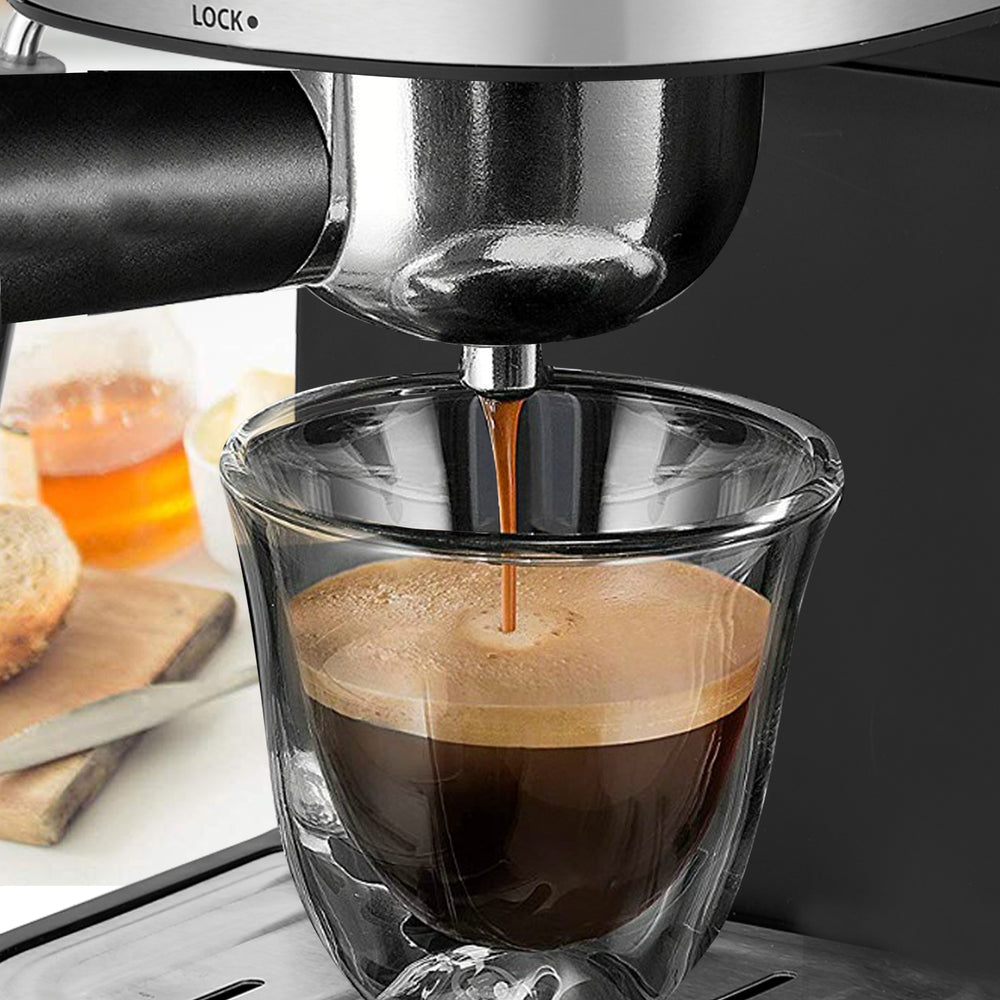 Espresso Maker Cappuccino Latte Coffee Machine Percolator Cuban